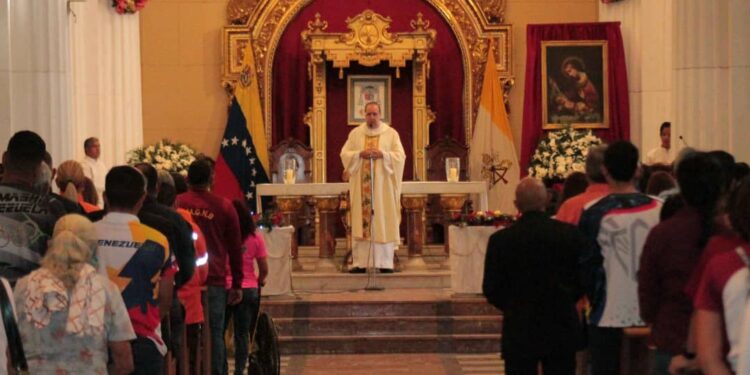 Celebran la tradicional Misa del Deporte en Carabobo