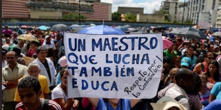 Este lunes #09Ene saldrán a protestar los maestros, trabajadores, pensionados y jubilados
