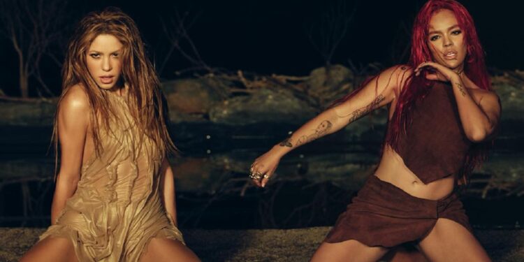 #EsViral: Karol G y Shakira comparten la primera imagen de su videoclip «TQG»