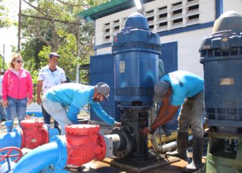 Alcaldesa Ana González e Hidrocentro activaron la línea 4 de la Subestación de Bombeo Bárbula I