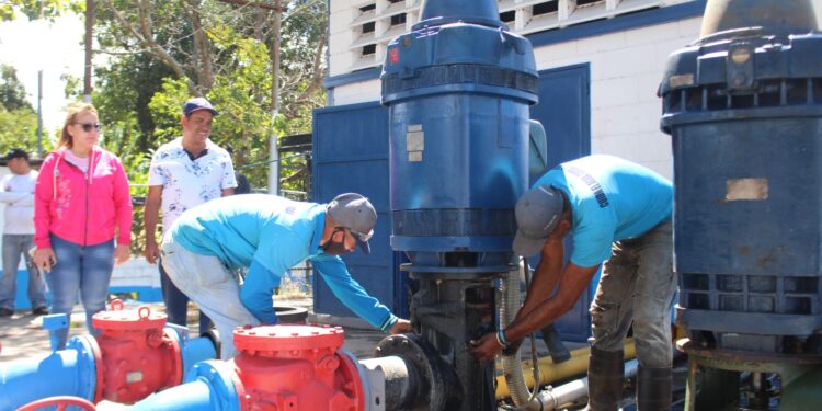 Alcaldesa Ana González e Hidrocentro activaron la línea 4 de la Subestación de Bombeo Bárbula I