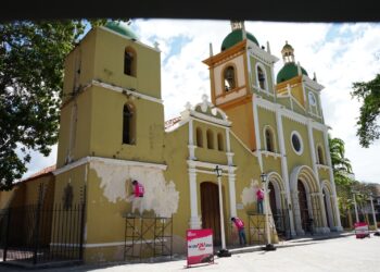 Alcaldesa de Naguanagua inspeccionó labores de reparación en el Santuario Nuestra Señora de Begoña
