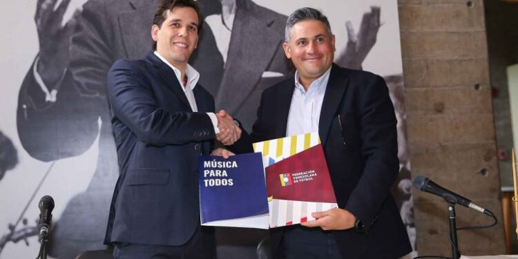FVF y Sistema Nacional de Orquestas acuerdan potenciar educación deportiva y musical