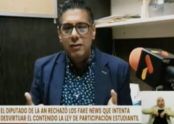 Diputado Santander rechazó «los fake news» que intentan desvirtuar el contenido de la Ley de Participación Estudiantil