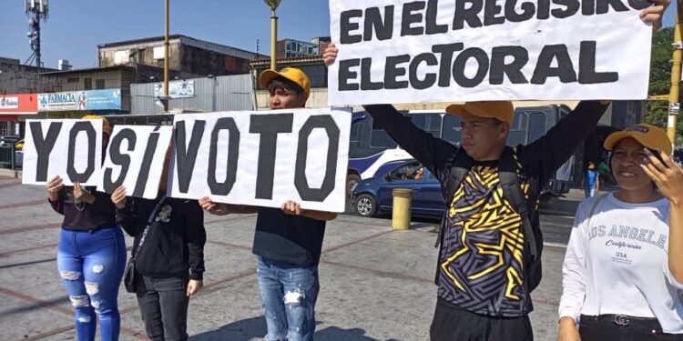 Juventud Primero Justicia Valencia exige al CNE que habilite puntos moviles de inscripción en el registro electoral