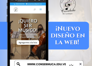 Conservatorio de Música de Carabobo reestrena página web como herramienta de apoyo institucional