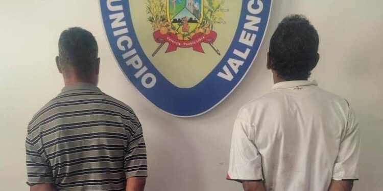 Polivalencia aprehendió a dos hombres tras intentar perpetrar un hurto en la Plaza Parque Los Paraísos