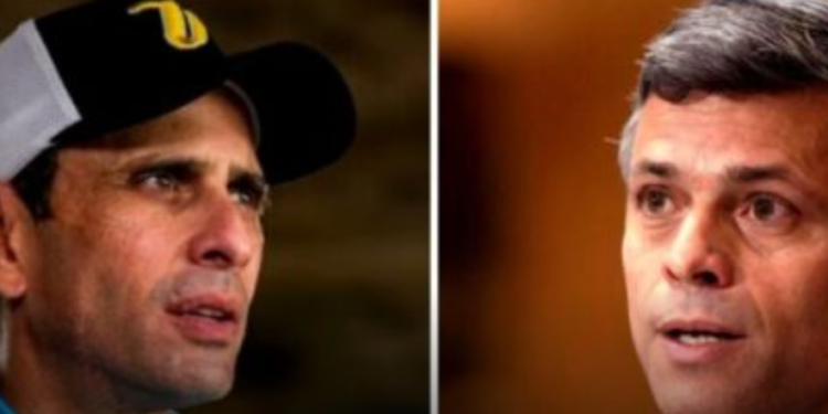 Capriles contra Leopoldo López: «es inaceptable» intensificar las saciones de EE UU