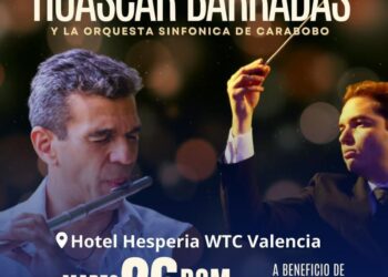 Huáscar Barradas y la Orquesta Sinfónica de Carabobo ofrecerán concierto benéfico en Hesperia WTC Valencia