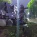 Vehículo impactó contra escultura ubicada en la Av. Universidad; alcaldesa solicitará establecer responsabilidades (video)