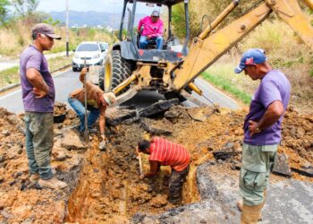 Alcaldía de Naguanagua e Hidrocentro concluyeron sustitución de tuberías de aguas blancas en Mañongo y Tarapio 