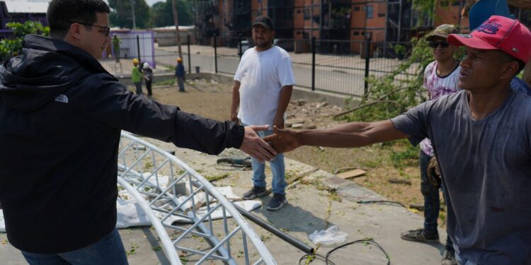 Alcalde Fuenmayor inspeccionó trabajos de construcción del parque recreativo Ezequiel Zamora en la parroquia Miguel Peña