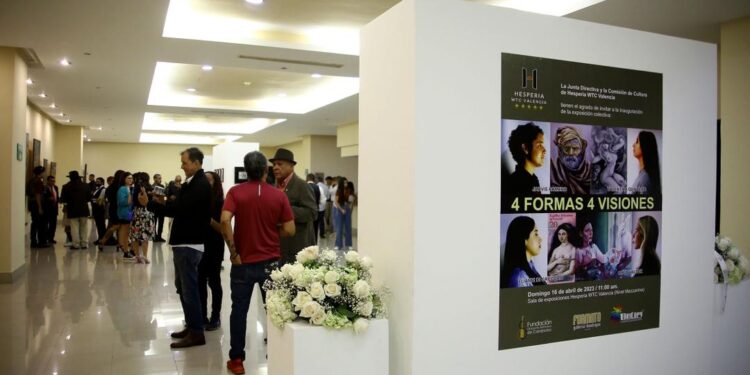 Inaugurada la exposición de arte “4 Formas 4 Visiones” en Hesperia WTC Valencia