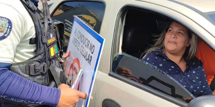 Polivalencia y IAMTT realizaron abordaje de educación vial en la avenida Cedeño