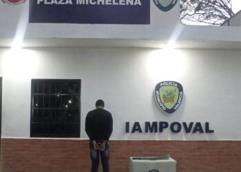 Polivalencia aprehendió a un hombre por intentar agredir a su madre con un arma blanca