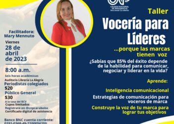 CNP Carabobo dictará taller de Vocería para Líderes el próximo 28 de abril