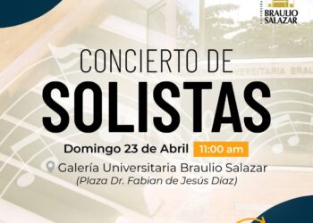 “Concierto de Solistas” de la Academia Juan Sebastián Bach en la Galería Braulio Salazar este 23 de abril