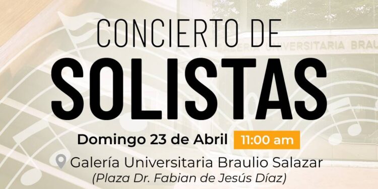 “Concierto de Solistas” de la Academia Juan Sebastián Bach en la Galería Braulio Salazar este 23 de abril