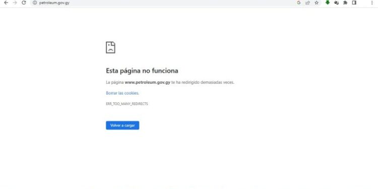 Página web de petróleo de Guyana presuntamente jaqueada por venezolanos