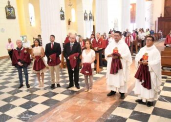 Celebrada misa por los 407 años de  Cofradía del Espíritu Santo y de Nuestra Señora del Socorro