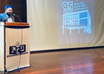 Jesús Mendoza ante renovación de la UCV: «Aquí seguirá siempre la Federación de Centros Universitarios defendiendo la autonomía y la democracia»