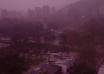 Fuerte aguacero cae sobre gran parte de Carabobo