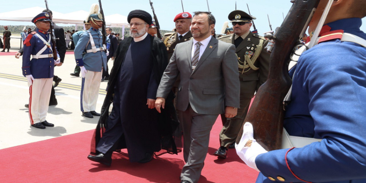 El presidente de Irán, Seyed Ebrahim Raisi arribó a Venezuela