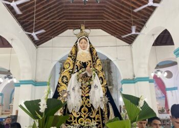 Padre Pedro De Freitas en San Mateo: Momento histórico encuentro de la Virgen del Socorro y Nuestra Señora de Belén    