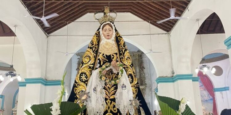 Padre Pedro De Freitas en San Mateo: Momento histórico encuentro de la Virgen del Socorro y Nuestra Señora de Belén    