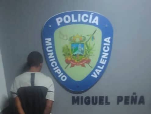 Polivalencia aprehendió a un hombre por hurto en la avenida Sesquicentenario