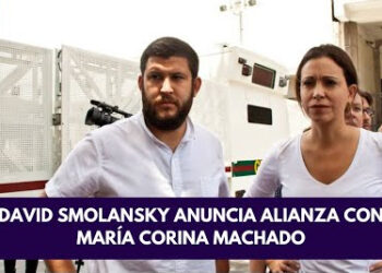David Smolansky, García Arocha y un grupo de militantes de AD anunciaron su apoyo a María Corina Machado