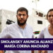 David Smolansky, García Arocha y un grupo de militantes de AD anunciaron su apoyo a María Corina Machado