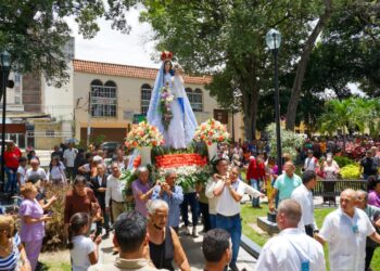 Con actividades religiosas y culturales Naguanagua celebró el día de la Virgen de Begoña
