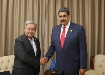 Maduro se reunió con el secretario general de la ONU António Guterres en el marco de la cumbre G77+China