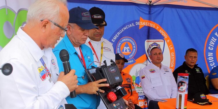 Inameh entregó 25 estaciones pluviométricas que serán instaladas en los 14 municipios de Carabobo