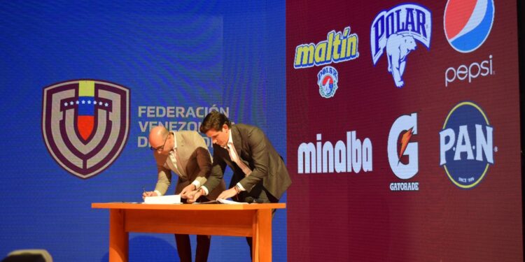 Polar Pilsen, Pepsi, Gatorade, Minalba, Maltín Polar y P.A.N. establecen alianza con la Federación Venezolana de Fútbol