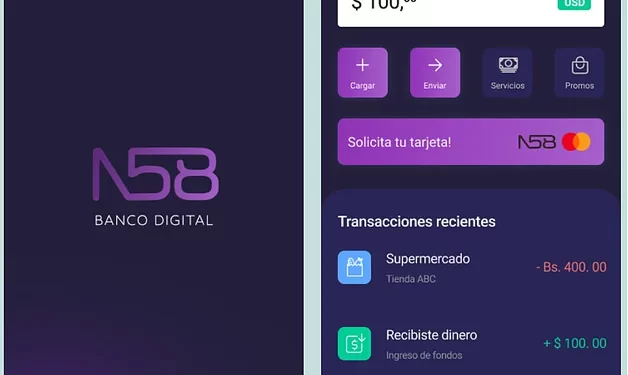 N58 Banco 100 % Digital tendrá su domicilio en el municipio Chacao