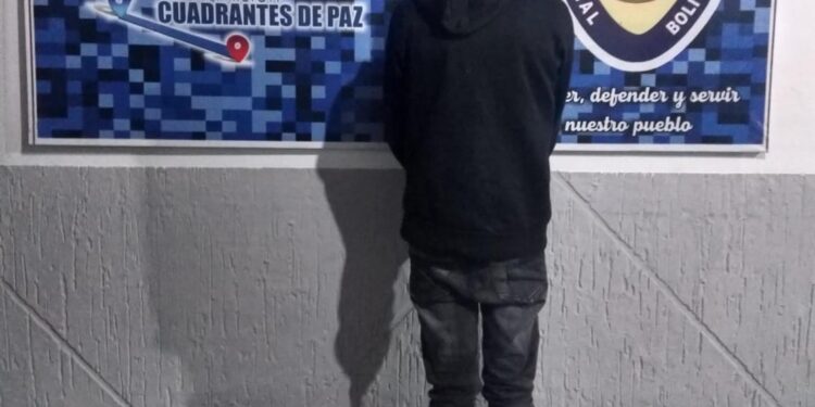 Funcionarios de la PNB aprehendieron a joven por presuntamente golpear a su pareja