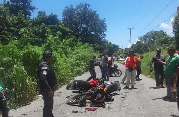 Un funcionario de Policarabobo y dos personas más resultaron lesionados en accidente de motos