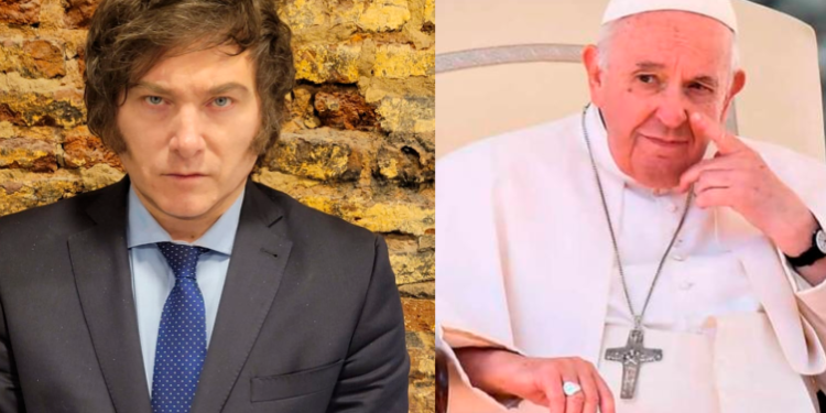 Javier Milei insultó al papa Francisco: “Es el representante del maligno en la Tierra”