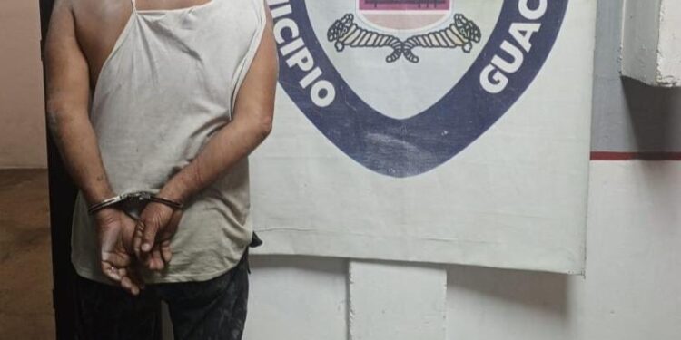 PoliGuacara aprehendió a un hombre por agredir a su pareja sentimental