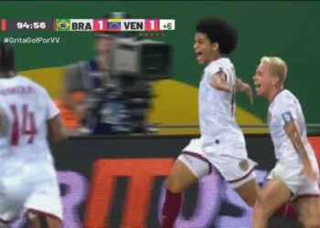 La Vinotinto logra la hazaña como visitante y empata 1-1 contra Brasil
