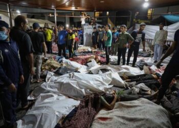 Según autoridades palestinas hubo un ataque a un hospital que dejó más de 500 víctimas