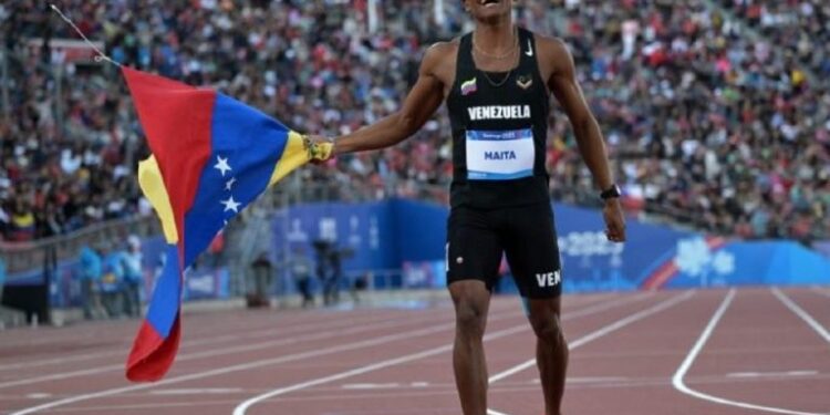 El venezolano José Antonio Maita gana el oro en los 800 metros masculinos de Santiago-2023