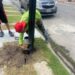 Alcaldía de Guacara ejecuta plan de rehabilitación de postes eléctricos