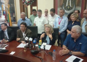 Rectora Divo a la salida del Consejo Universitario: «para nosotros el voto paritario no es la opción”