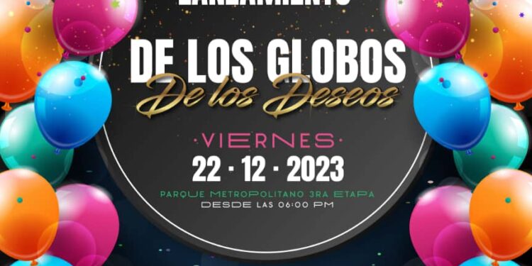 Tradicionales globos de los deseos serán lanzados este viernes 22 en el Gran Bazar Navideño de San Diego