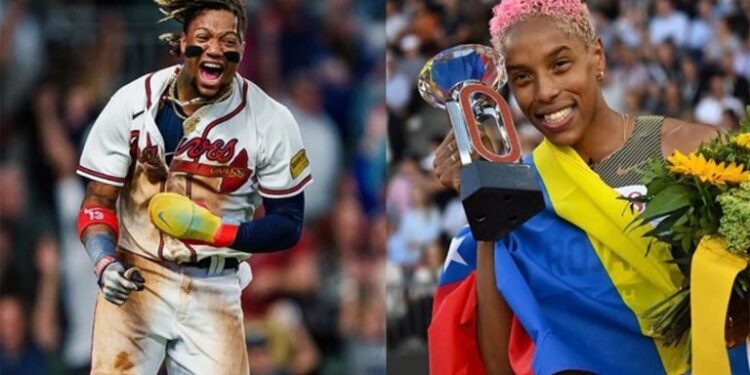 El Círculo de Periodistas Deportivos eligió a Yulimar Rojas y Ronald Acuña Jr como Atletas del Año