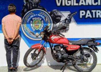 PoliGuacara capturó a sujeto abordo de moto solicitada