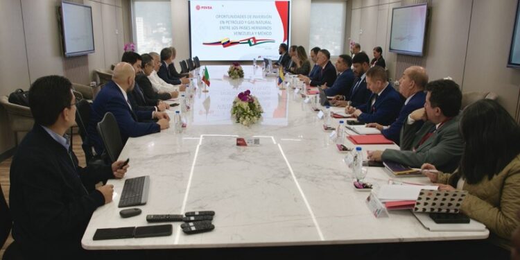 Autoridades de Pdvsa y Pemex se reúnen para afianzar oportunidades de inversión